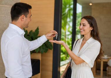 Передача ключей после покупки